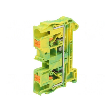 Terminal Îmbinare Șine 0,5-10mm2 1P 2B Galben-Verde | Electronic-mag.ro | Componente Electronice