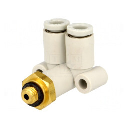 Racord Push-in 90° Filet M5 1-10 bar | Electronic-mag.ro | Componente Electronice