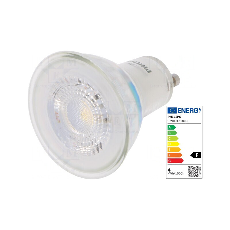 Lampă LED GU10 3.5W 4000K 275lm Alb Neutru | Electronic-mag.ro | Componente Electronice Lampă LED GU10 3.5W 4000K 275lm Alb Neutru | Electronic-mag.ro | Componente Electronice