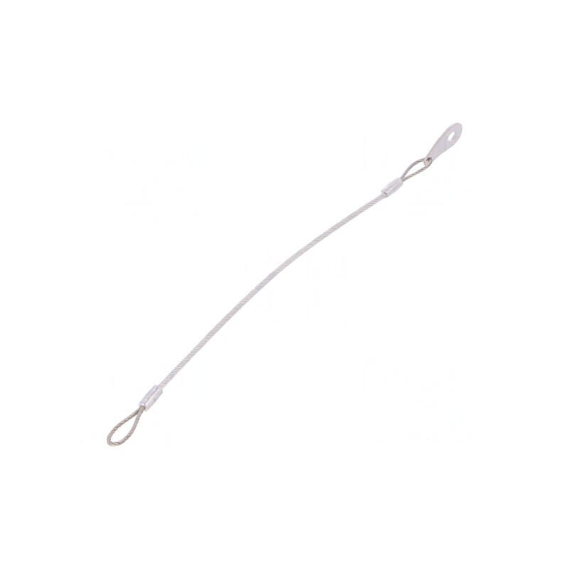 Cablu de Asigurare PVC Oțel Inoxidabil 200mm | Electronic-mag.ro | Componente Electronice