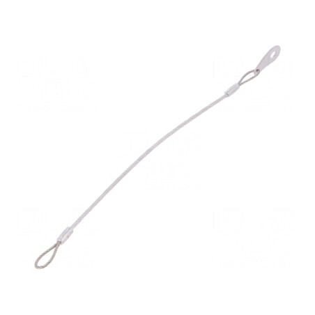 Cablu de Asigurare PVC Oțel Inoxidabil 200mm | Electronic-mag.ro | Componente Electronice