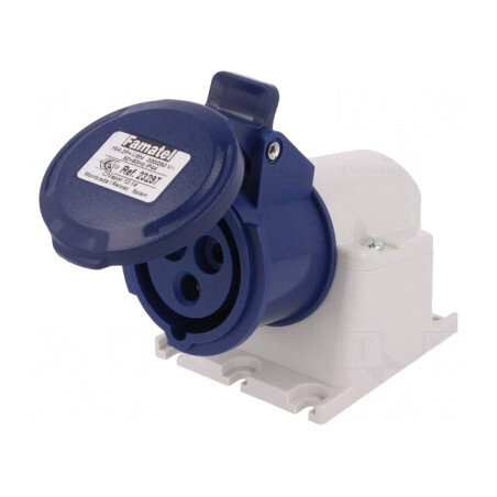 Conector Alimentare AC Trifazat 16A 380/415V Soclu Mamă | Electronic-mag.ro | Componente Electronice