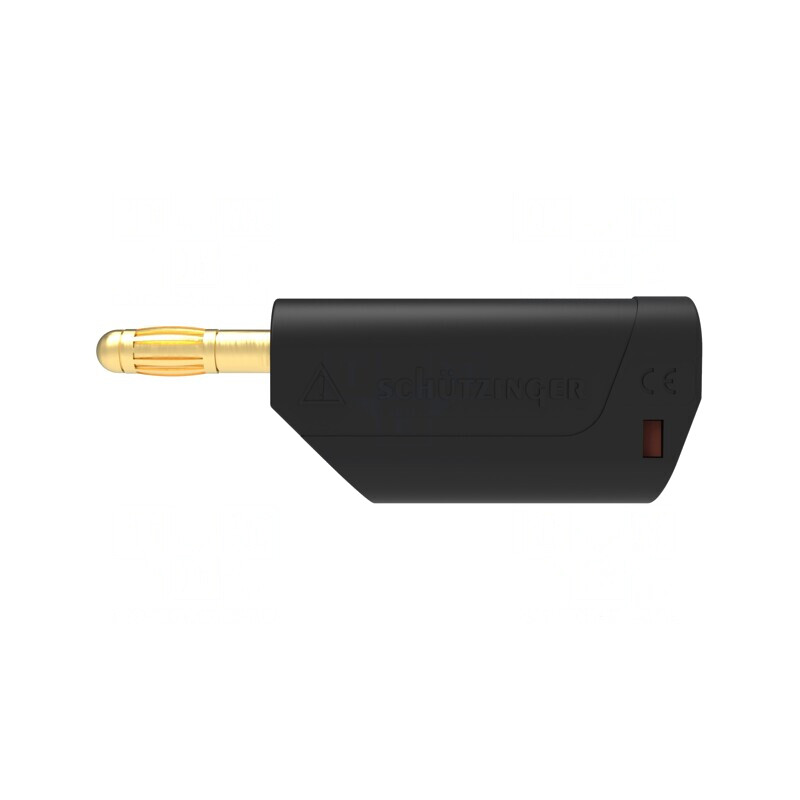Mufă banană 4mm 32A neagră | Electronic-mag.ro | Componente Electronice