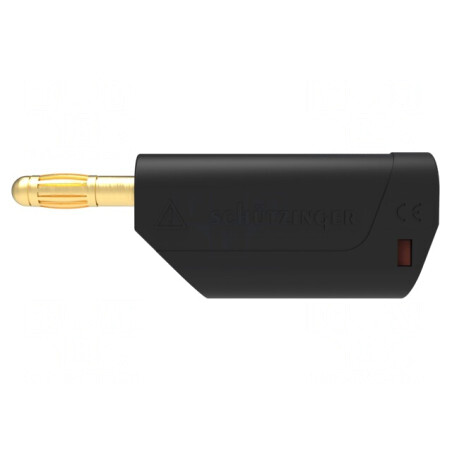 Mufă banană 4mm 32A neagră | Electronic-mag.ro | Componente Electronice