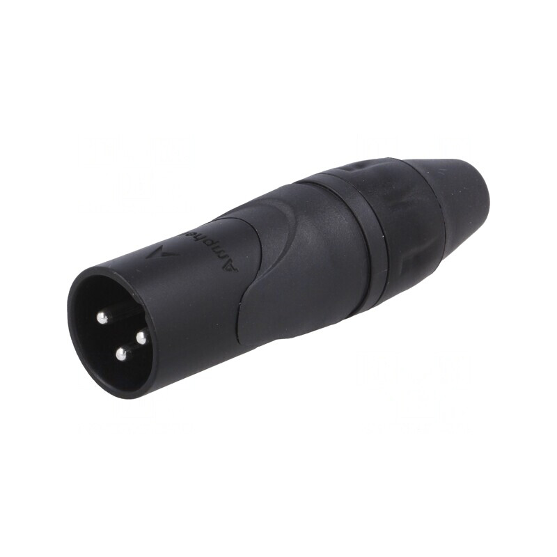 Mufă XLR Tată 3 Pin pe Cablu Cu Lipire | Electronic-mag.ro | Componente Electronice