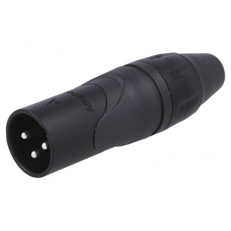Mufă XLR Tată 3 Pin pe Cablu Cu Lipire | Electronic-mag.ro | Componente Electronice