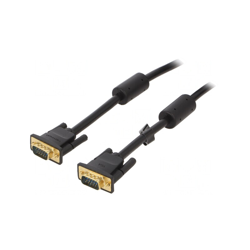 Cablu D-Sub 15 pini HD Negru 1,5m | Electronic-mag.ro | Componente Electronice
