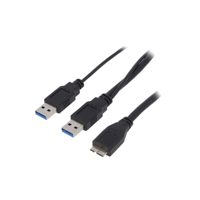 Cablu USB 3.0 A la Micro B 0,6m | Electronic-mag.ro | Componente Electronice