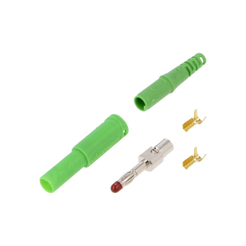 Mufă banană verde 4mm 32A 1kVDC cu izolaţie 44.7mm | Electronic-mag.ro | Componente Electronice Mufă banană verde 4mm 32A 1kVDC cu izolaţie 44.7mm | Electronic-mag.ro | Componente Electronice