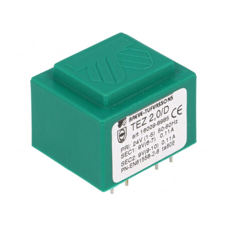 Transformator Încapsulat 2VA 24VAC 9V 9V PCB | Electronic-mag.ro | Componente Electronice