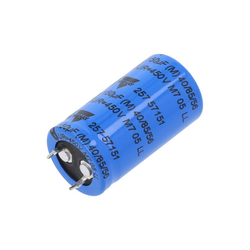 Condensator Electrolitic SNAP-IN 150uF 450V 22x40mm ±20% | Electronic-mag.ro | Componente Electronice