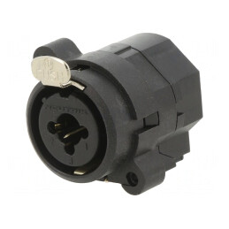 Soclu Jack 6.3mm XLR Mamă pentru Lipire | Electronic-mag.ro | Componente Electronice