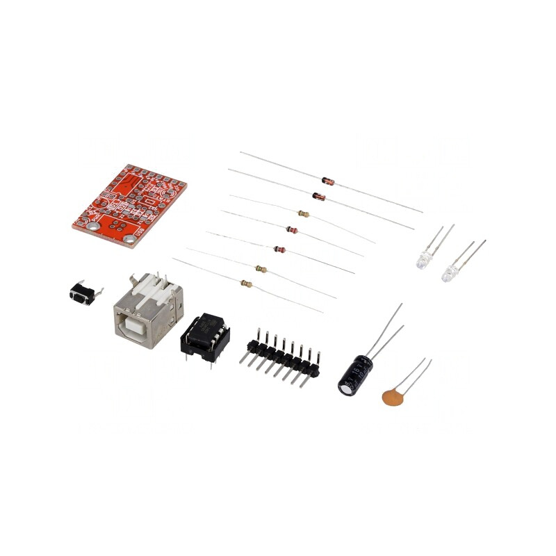 Kit Dezvoltare Microchip AVR ATTINY Montare Individuală | Electronic-mag.ro | Componente Electronice