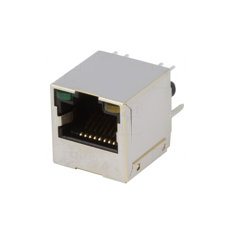 Soclu RJ45 Ecranat cu LED 8p8c THT | Electronic-mag.ro | Componente Electronice Soclu RJ45 Ecranat cu LED 8p8c THT | Electronic-mag.ro | Componente Electronice