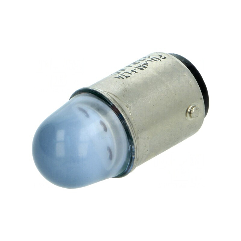 Lampă LED albastră 230V BA15D | Electronic-mag.ro | Componente Electronice