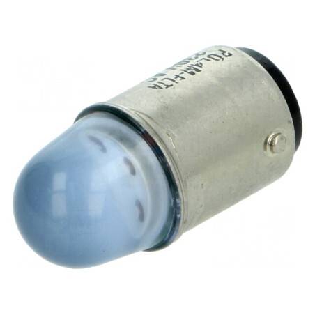 Lampă LED albastră 230V BA15D | Electronic-mag.ro | Componente Electronice