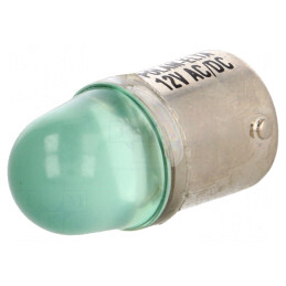 Lampă LED verde BA15S 24V | Electronic-mag.ro | Componente Electronice