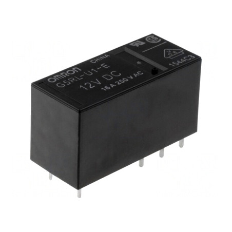 Releu Electromagnetic SPST 5VDC 16A | Electronic-mag.ro | Componente Electronice