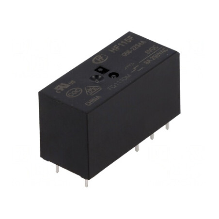 Releu electromagnetic DPDT 6VDC 8A PCB | Electronic-mag.ro | Componente Electronice