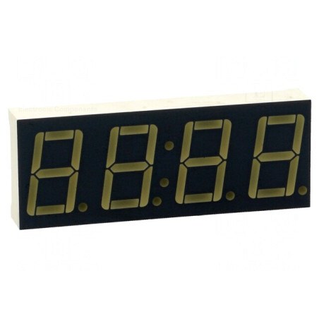 Afișaj LED 7 Segmente 14mm 4 Digits Roșu | Electronic-mag.ro | Componente Electronice