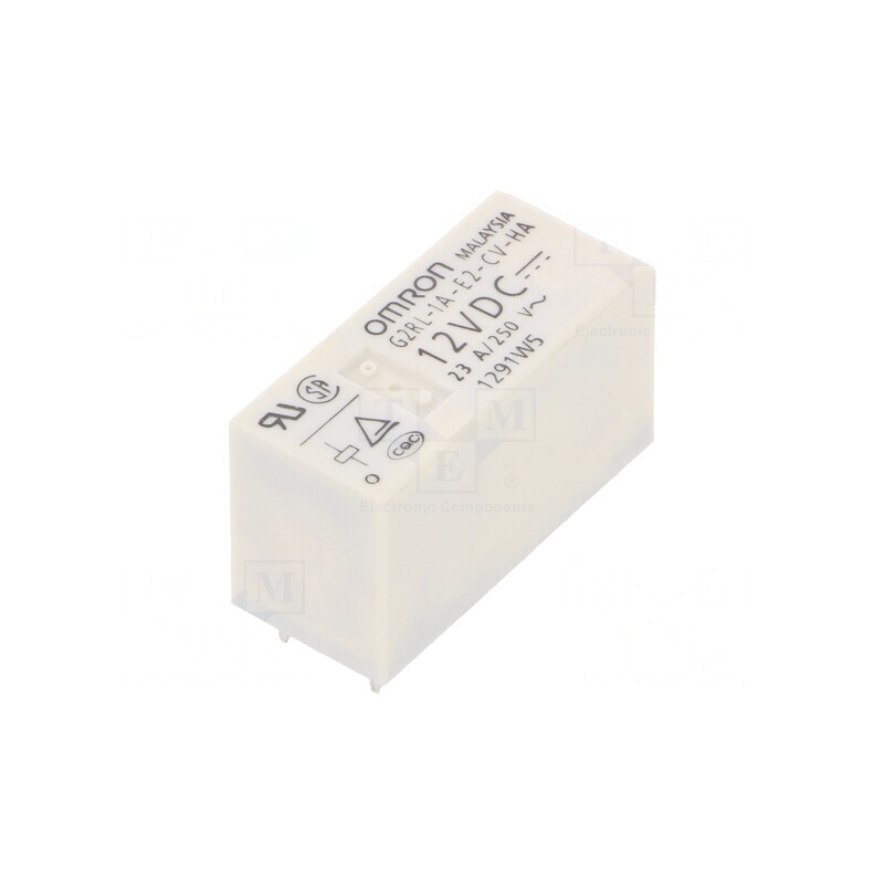 Releu Electromagnetic SPST-NO 12VDC 12A 250VAC PCB | Electronic-mag.ro | Componente Electronice