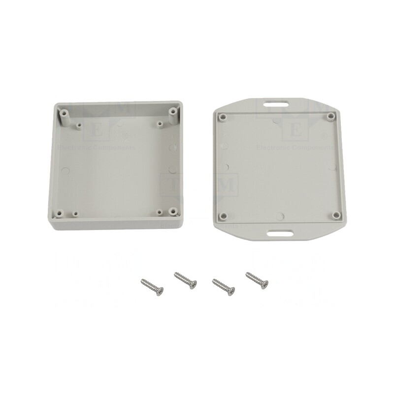 Carcasă Universală cu Lame de Fixare 80x80x20mm | Electronic-mag.ro | Componente Electronice Carcasă Universală cu Lame de Fixare 80x80x20mm | Electronic-mag.ro | Componente Electronice