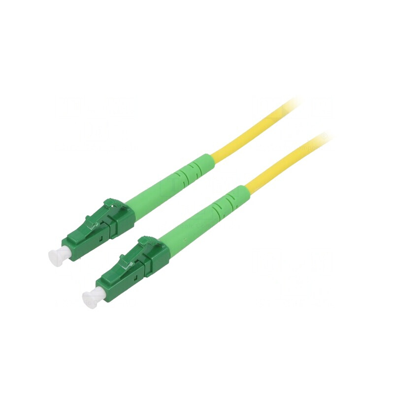 Patch cord fibră OS2 LC/APC 3m LSZH | Electronic-mag.ro | Componente Electronice