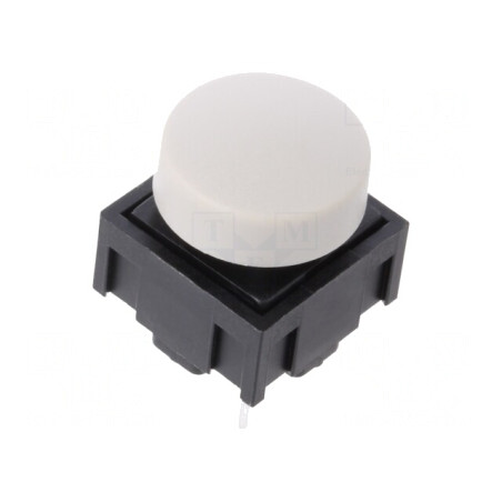 Microîntrerupător TACT SPST-NO 0.025A 50VDC Gri | Electronic-mag.ro | Componente Electronice