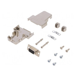Conector D-Sub 15 Pin Mamă Negru pentru Lipire pe Cablu | Electronic-mag.ro | Componente Electronice