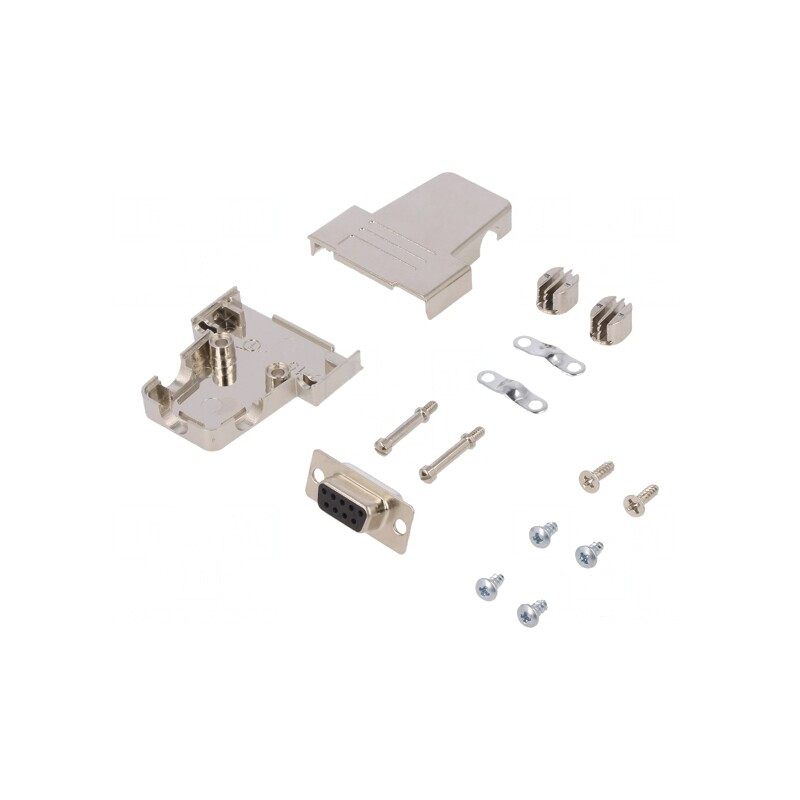 Conector D-Sub 15 Pin Mamă Negru pentru Lipire pe Cablu | Electronic-mag.ro | Componente Electronice