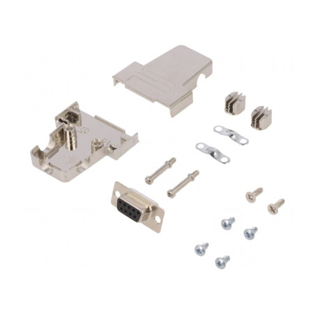 Conector D-Sub 15 Pin Mamă Negru pentru Lipire pe Cablu | Electronic-mag.ro | Componente Electronice