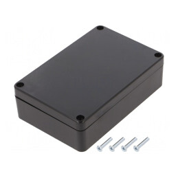Carcasă Universală ABS Neagră IP67 70x105x30mm | Electronic-mag.ro | Componente Electronice