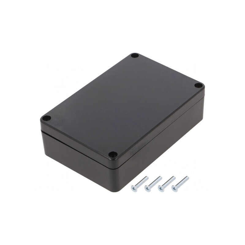 Carcasă Universală ABS Neagră IP67 70x105x30mm | Electronic-mag.ro | Componente Electronice
