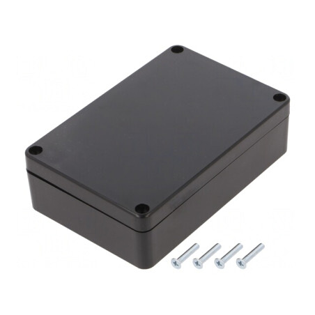 Carcasă Universală ABS Neagră IP67 70x105x30mm | Electronic-mag.ro | Componente Electronice