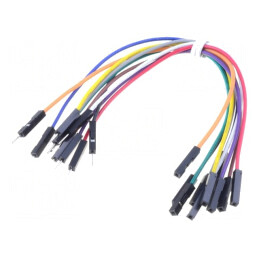 Cablu de Conectare Tată-Mamă 150mm 10 Bucăți | Electronic-mag.ro | Componente Electronice