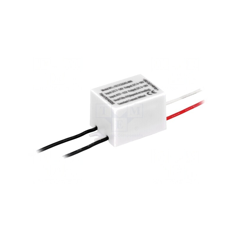 Alimentator Liniar LED 3-18V 600mA IP65 | Electronic-mag.ro | Componente Electronice