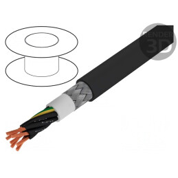 Cablu Ecranat BiT 1000 CY FR 7x1mm² Cupru Cositorit | Electronic-mag.ro | Componente Electronice