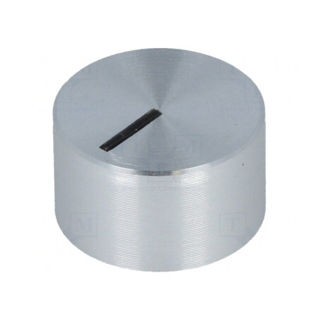 Buton rotativ aluminiu plastic 6mm | Electronic-mag.ro | Componente Electronice