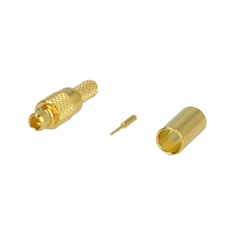 Mufă MMCX Tată Drept 50Ω Crimpat PTFE Aurit | Electronic-mag.ro | Componente Electronice Mufă MMCX Tată Drept 50Ω Crimpat PTFE Aurit | Electronic-mag.ro | Componente Electronice