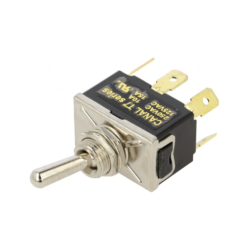 Comutator basculant DPDT ON-ON 10A 250V | Electronic-mag.ro | Componente Electronice