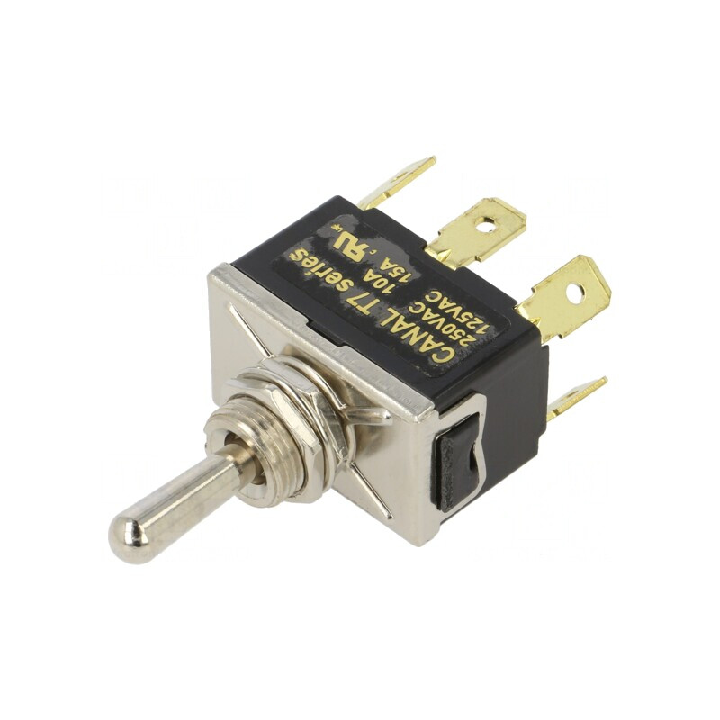 Comutator Basculant 3 Poziții ON-OFF-ON 10A 250V | Electronic-mag.ro | Componente Electronice