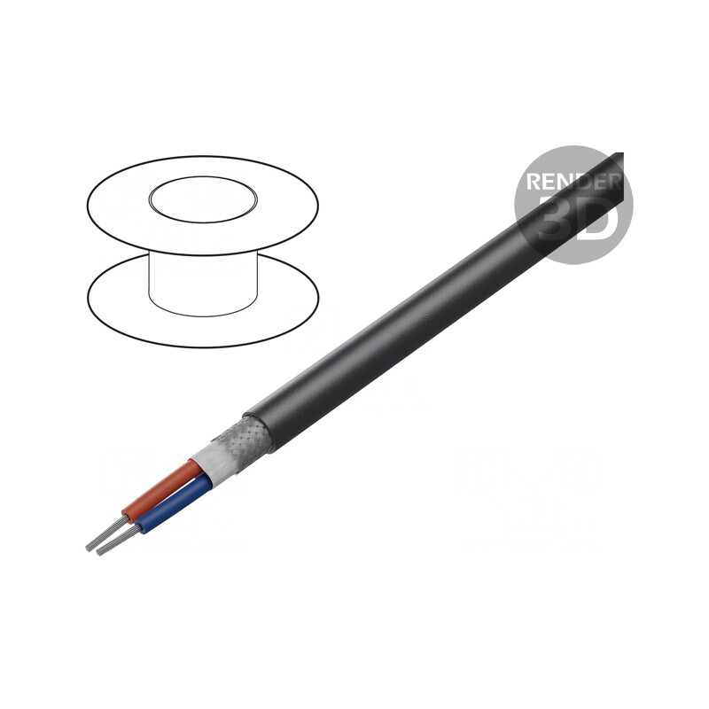 Cablu DMX Negru 100m 110Ω | Electronic-mag.ro | Componente Electronice