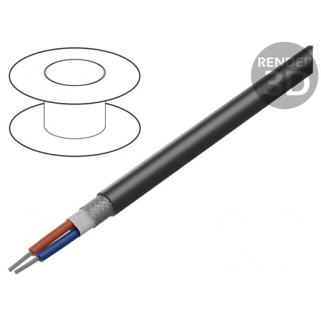 Cablu DMX Negru 100m 110Ω | Electronic-mag.ro | Componente Electronice