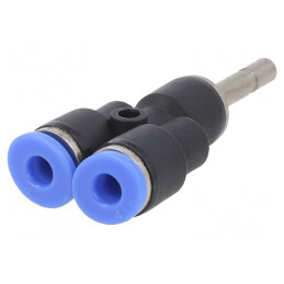 Conector plug-in Y - BLUELINE 0,95-15 bar