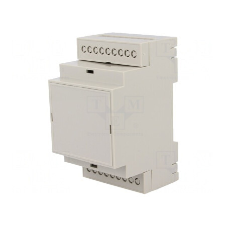 Carcasă pentru Șină DIN ABS Gri 90,2x53,3x57,5mm | Electronic-mag.ro | Componente Electronice