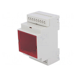 Carcasă pentru șină DIN, 90.2mm x 53.3mm x 57.5mm, ABS gri | Electronic-mag.ro | Componente Electronice