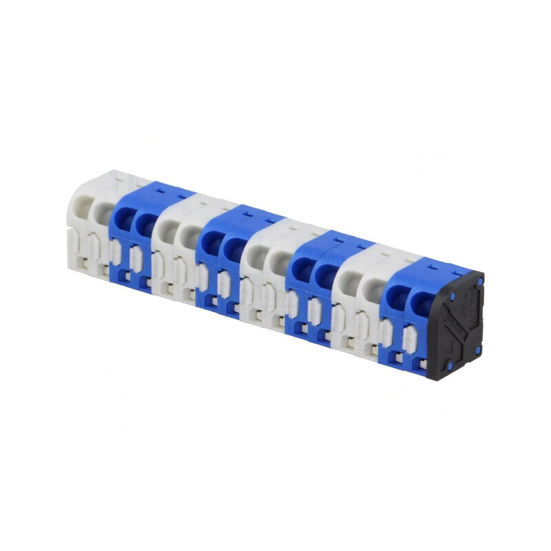 Regletă de conexiuni PCB unghi 45° 3,5mm 16 piste 5A | Electronic-mag.ro | Componente Electronice