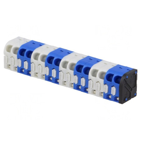 Regletă de conexiuni PCB unghi 45° 3,5mm 16 piste 5A | Electronic-mag.ro | Componente Electronice