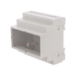 Carcasă DIN 90x87x65mm ABS Gri UL94V-0 | Electronic-mag.ro | Componente Electronice