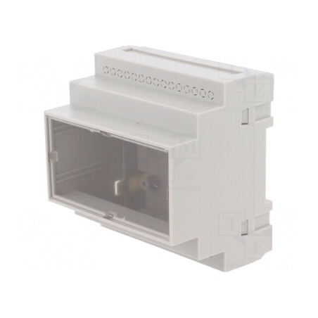 Carcasă DIN 90x87x65mm ABS Gri UL94V-0 | Electronic-mag.ro | Componente Electronice